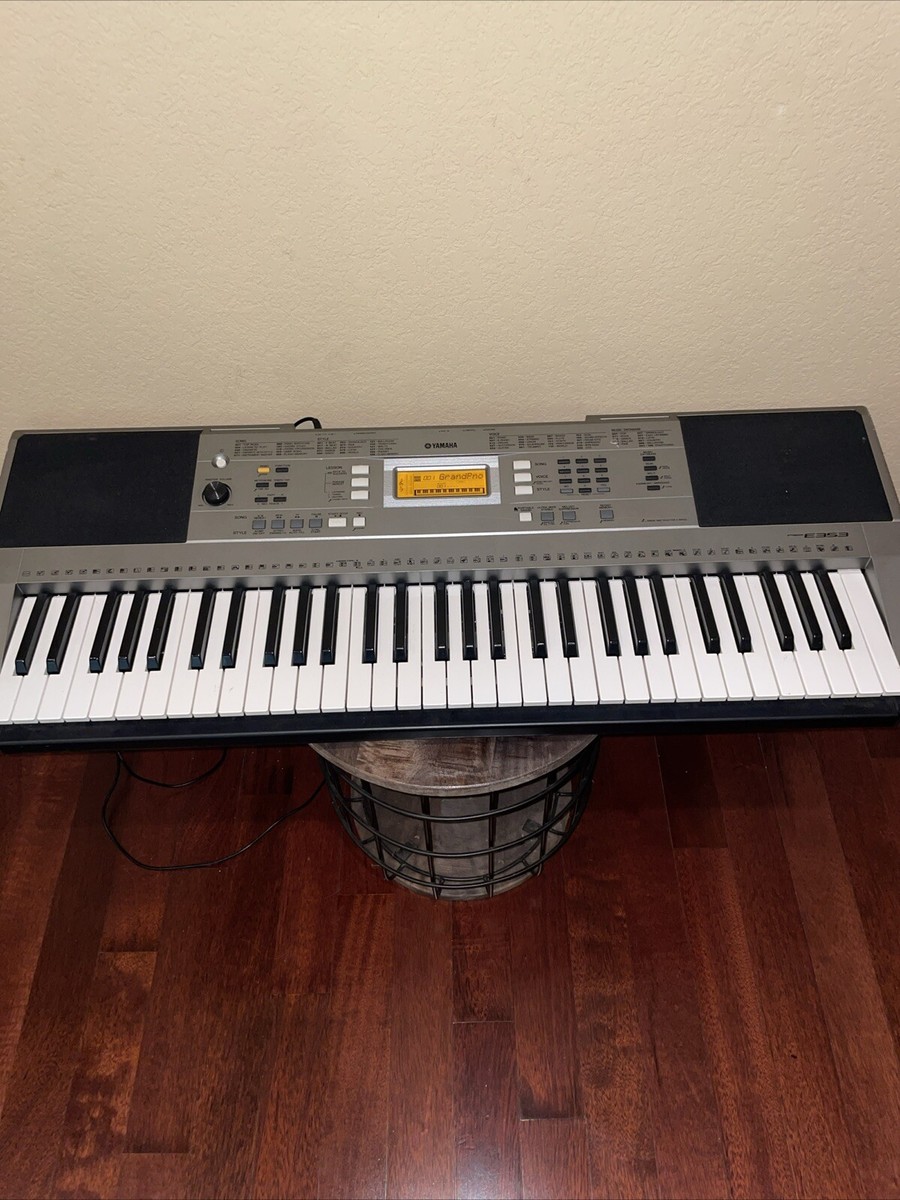 YAMAHA PSR-E353 61 Key Portable Keyboard With Power Adapter