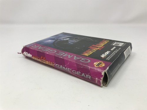 Mortal Kombat II 2 - Sega Game Gear - Box + Tray & Manual Only - NO GAME - Picture 2 of 8