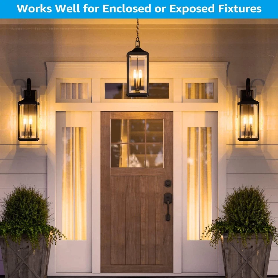 4Pack LED T6 Filament Light Bulb, E12, 4.5W(40W), Clear, 3000K, 450LM - Image 4 of 4