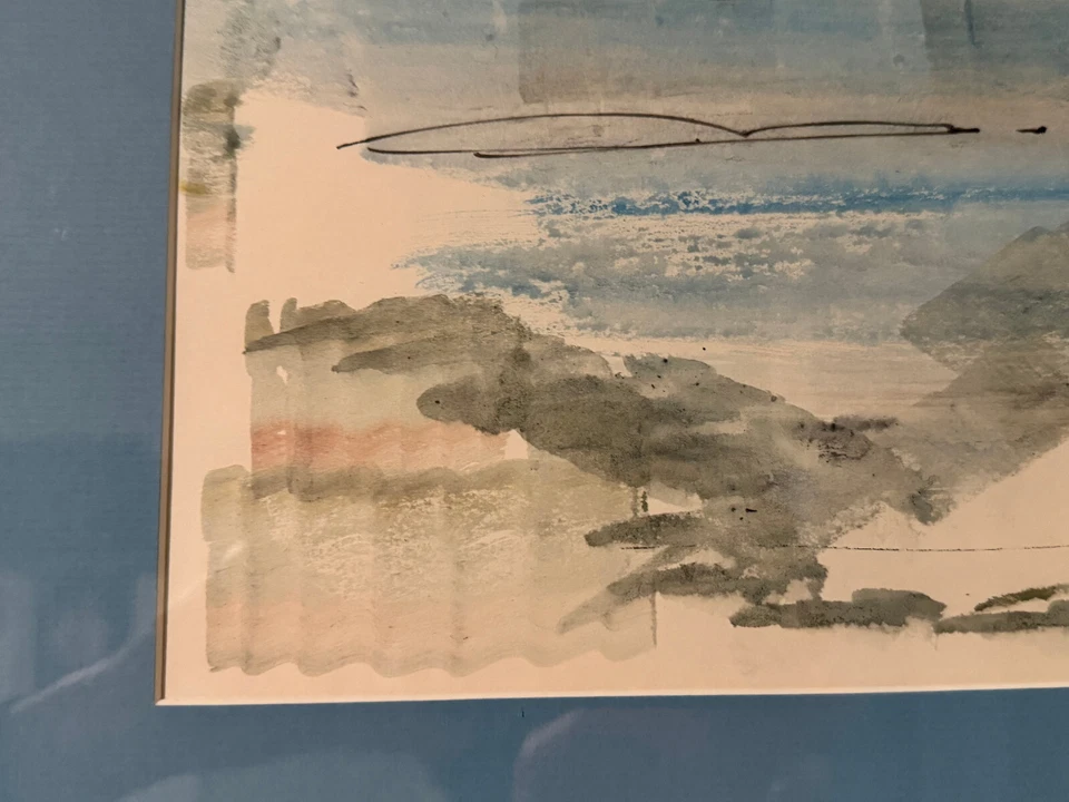 Original Alfred Birdsey Watercolor Signed Bermuda Scene markystore - Image 3 of 4