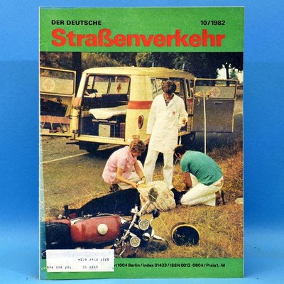 GDR German Road Traffic 10 1982 DRK Messe Leipzig Wartburg Car Tyres 20