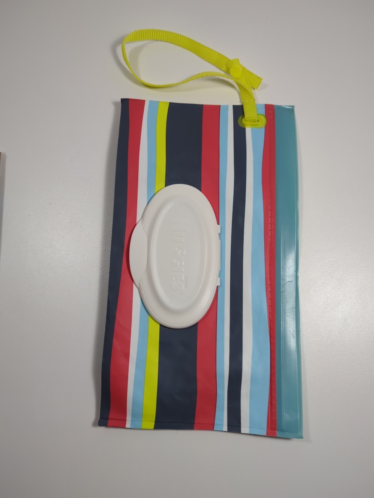 Huggies Wipes Travel Pouch Clutch n Clean Striped Baby Reusa