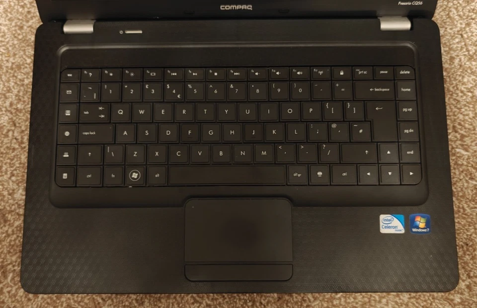 HP Compaq Presario CQ56 2.4GHz Laptop Windows 11 Office DVD SSD Webcam Cheap - Image 4 of 4