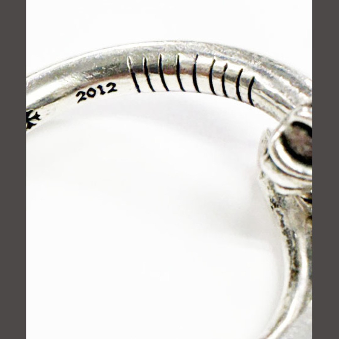 Chrome Hearts Nail Crsball Size 16 Crossball Ring Silver 【Brand Chrome Hearts Nail Crsball Size 16 Crossball Ring Silver 【Brand