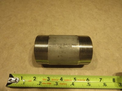 PIPE NIPPLE 304 SS 2''X4'' NPT 304/L 40S, AB0105