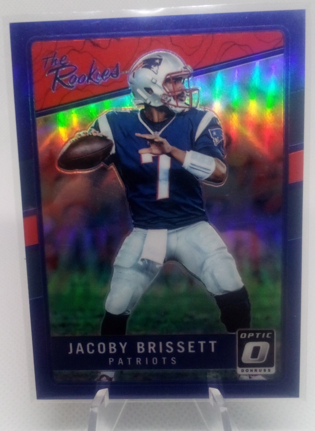 Jacoby Brissett Panini Donruss Optic #170 Blue