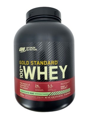 Optimum Nutrition Gold Standard 100% Whey Protein, Chocolate Mint, 4.94 lb
