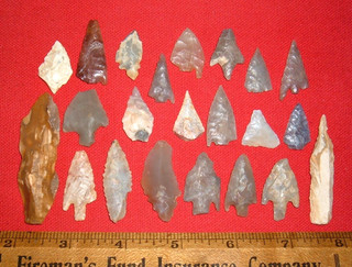 (22) Damaged African Neo / Mesolithic Points Tools (3 500 8 000 Yrs) YX 22