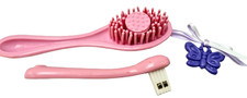 Play Food Vintage Amazing Amy Self Care Items Hairbrush, Barrette, Toothbrush