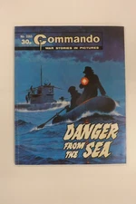 COMMANDO COMIC WAR STORIES IN PICTURES No.2265 DANGER FROM THE SEA 1989 GN1367