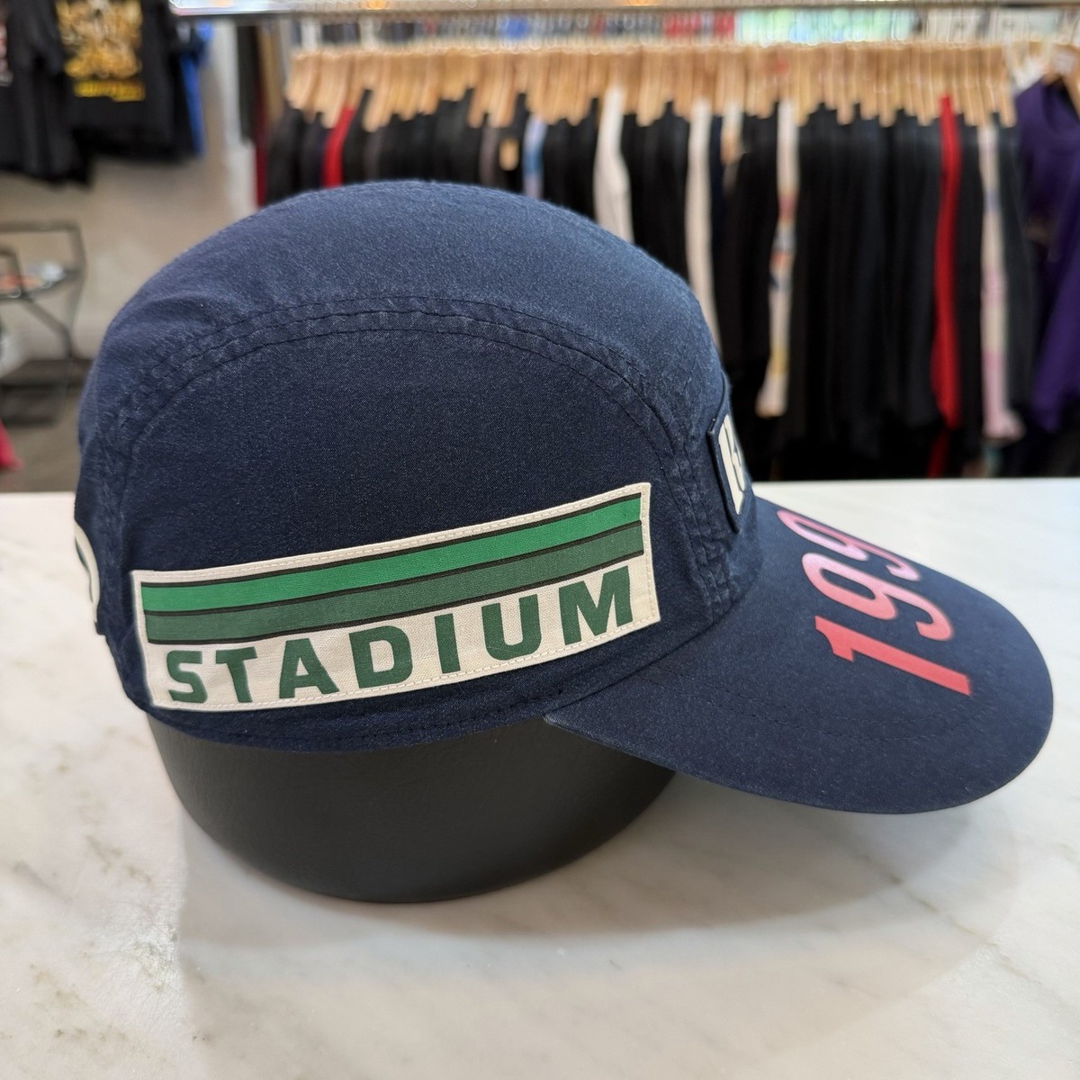 FW19 Polo Ralph Lauren Indigo Stadium Long Bill Cap Sz L/XL View 4