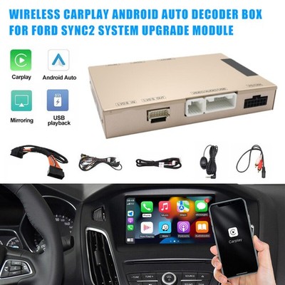 Für Ford Sync2 System Upgrade Modul Wireless CarPlay Android Auto Decoder Box
