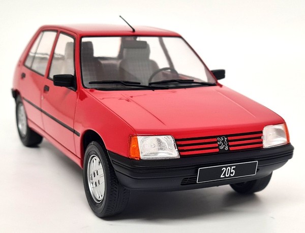 Mcg 1/18 Peugeot 205 Gr 1984 Red Diecast Scale Model Car-image
