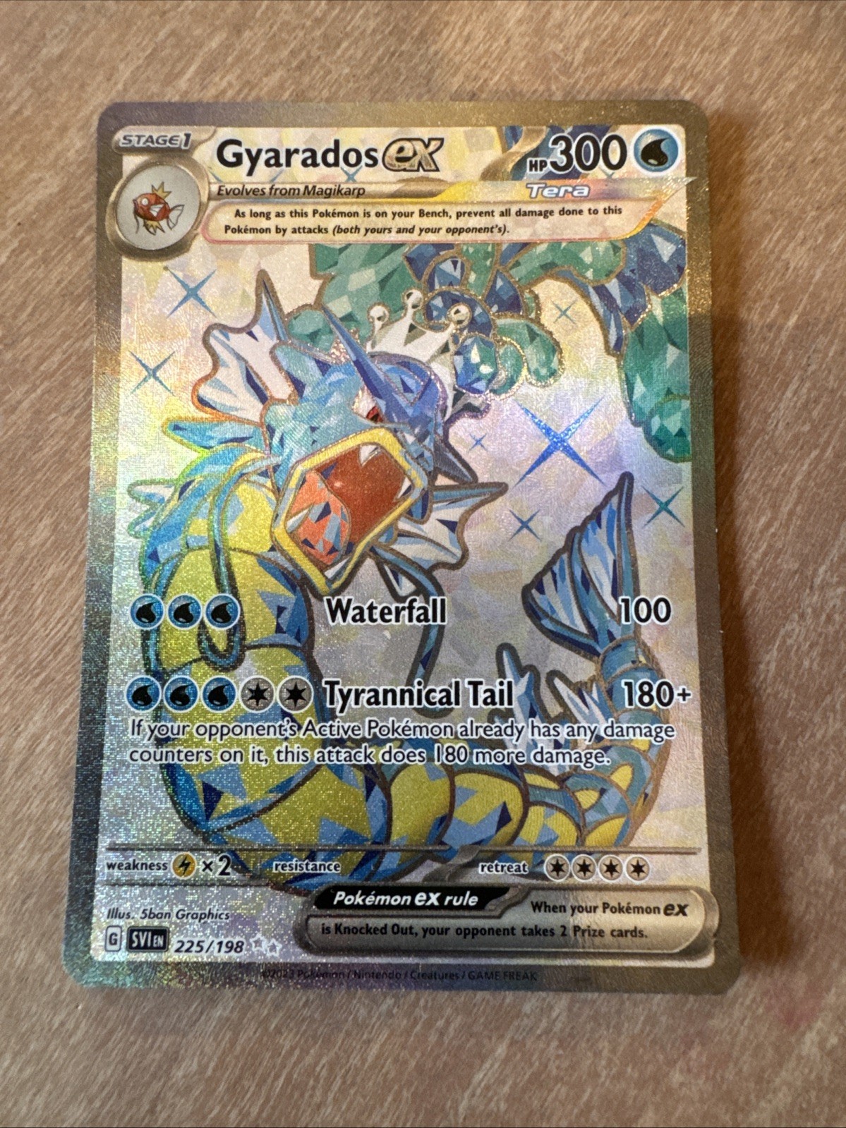 Pokémon TCG Gyarados EX 225/198 NM/Mint Scarlet & Violet