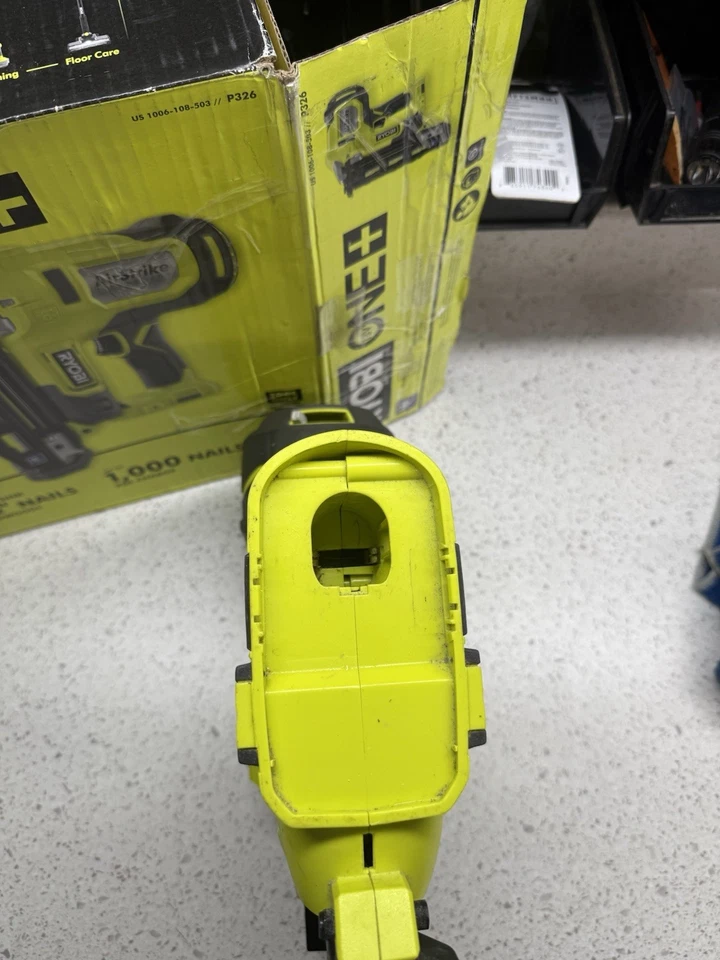 Беспроводной гвоздезабивной пистолет RYOBI P326 ONE 18 В AirStrike 16GA только инструмент для прямой отделки - Изображение 3 из 4