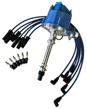 Distributor Hei Ignition Wires Spark Plug For Chevy Gmc 4.3l 262 V6