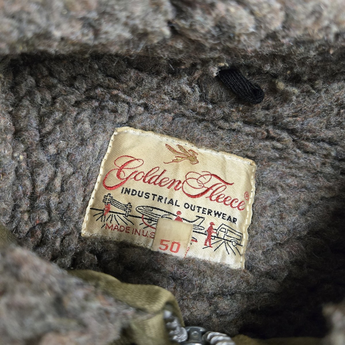 美品 スペシャル ビンテージ Golden Fleece デッキジャケット 40 60s