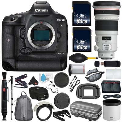 6Ave Canon EOS-1D X Mark II DSLR Camera (Intl Model) Version anty) + Canon EF 30