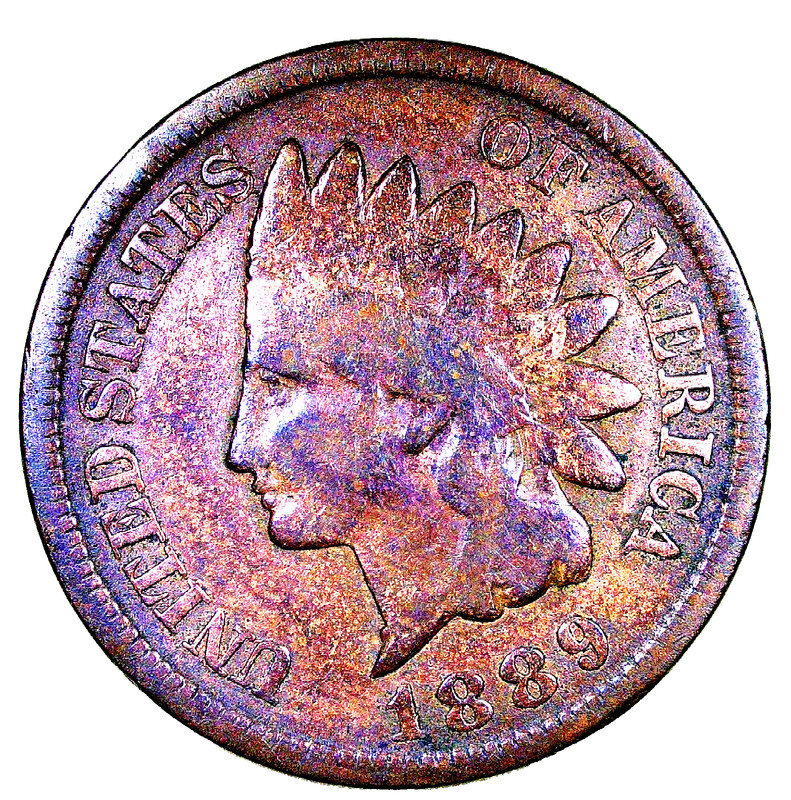 1889 Indian Head Penny.....   Nice Detailed Coin.....  6-30-9