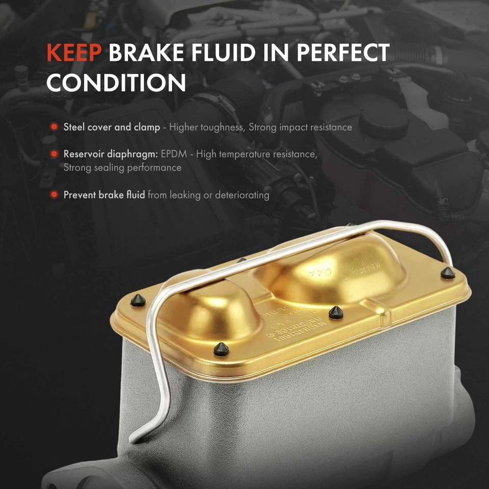 Главный тормозной цилиндр с резервуаром для Jeep Cherokee Cadillac Buick Oldsmobile - Изображение 3 из 4