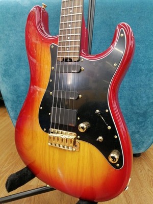 (Schecter) L-GS-1-VTR-AS-EMG ST Type Electric Guitar Made in Japan used from JPN