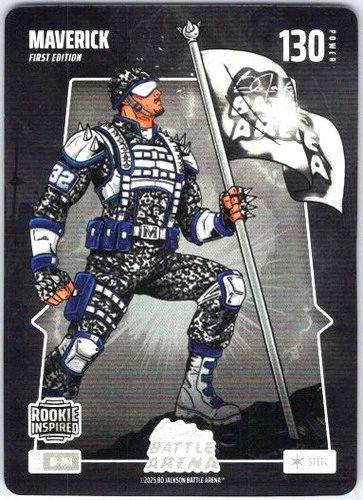 2026 Bo Jackson Battle Arena ~ Maverick Steel Battlefoil Rookie ~ Cooper Flagg