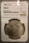 1885-O NGC MS63 Morgan Silver Dollar