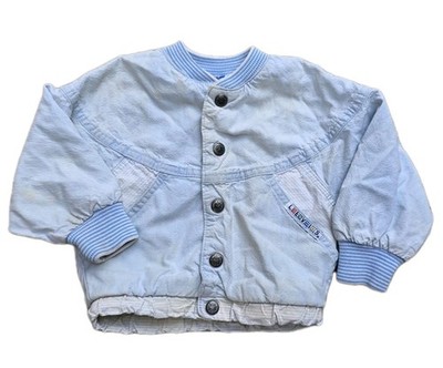 Vtg 1980 Little Levis 100% Cotton Toddler 3t Bomber Fall Snap Jacket USA *Rare*