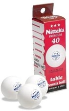 3-Star Premium 40 Table Tennis Balls Plastic Ball Cell-Free