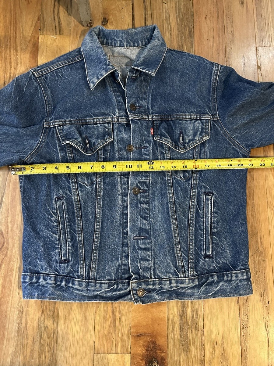 Vintage 80's Levi's 70506 0216 Type III Blue Jean Denim Jacket