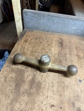 Train Locomotive Railroad RR Steam Engine Whistle Valve Brass Handle Lever USA