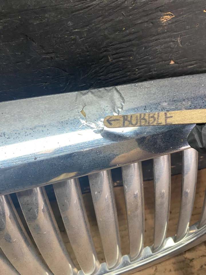 Parrilla de parachoques del capó delantero Lincoln LS 2004 a 2005 con emblema OEM s5654 DG Foto 4 de 4