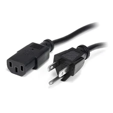StarTech 10' Standard Computer Power Cord with NEMA5-15P to IEC 60320 C13 Connec