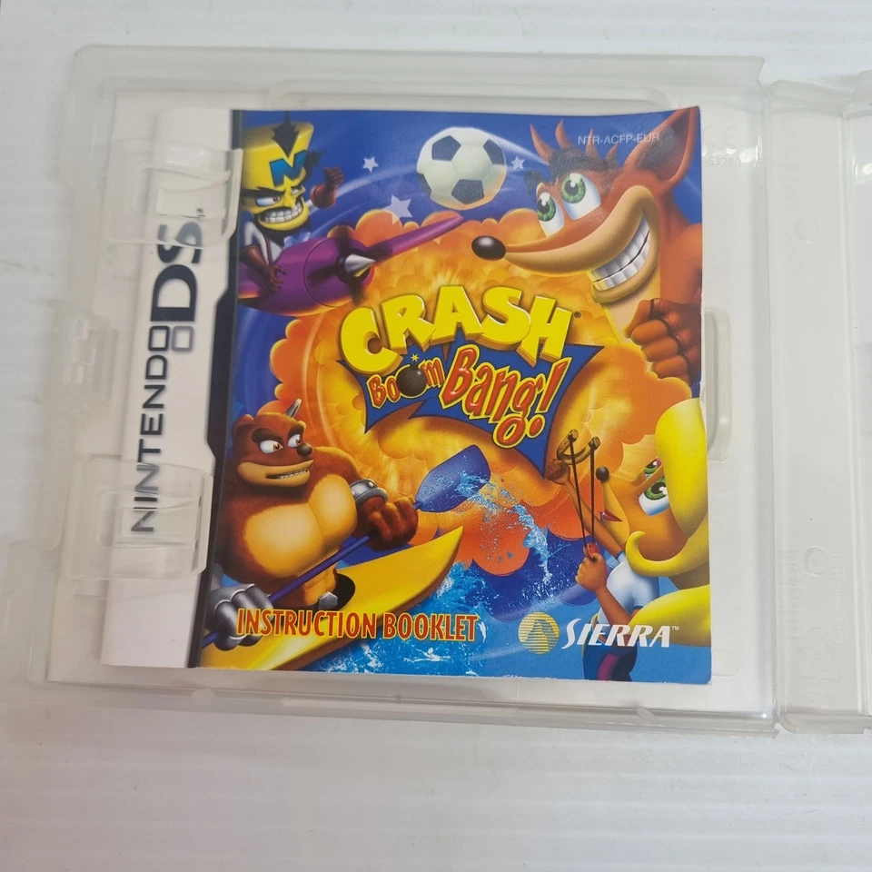 Crash Boom Bang Nintendo DS 3DS 2DS Video Game Complete With Manual VGC PAL  - Image 3 of 4