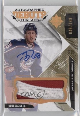 2017 Ultimate Collection 48/149 Pierre-Luc Dubois RPA Rookie Patch Auto RC 3hd