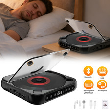 Rechargeable Walkman CD Player Portable Bluetooth Home Audio Player for Travel