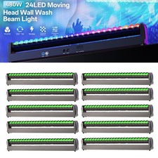 UKING 24LED 480W Wall Washer Wash Light Bar RGBW Disco Club Stage Show Lighting