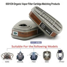 6001CN Organic Vapor Respirator Filter Cartri...
