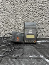 Vintage 1990's Sony TCD-D3 Digital Audio Tape DAT Walkman Recorder w/ Charger