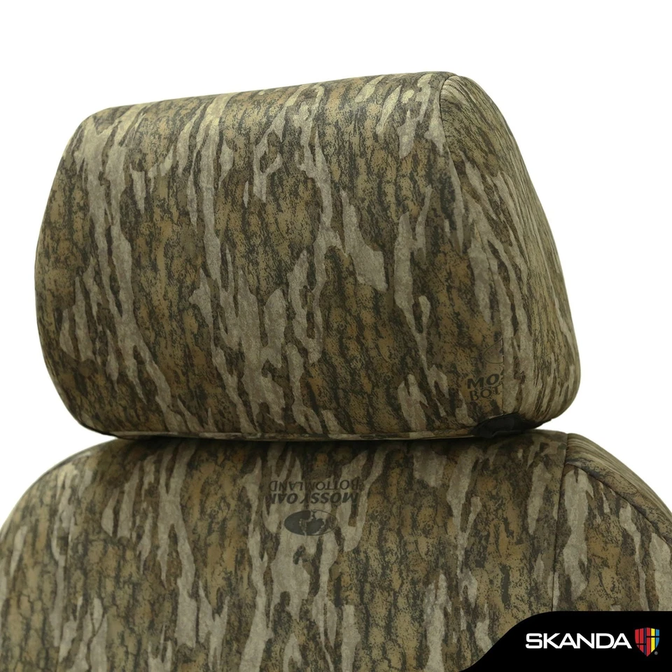 For Cadillac Escalade ESV 08-13 Seat Cover Mossy Oak 3rd Row Camo Bottomland - Image 2 of 4
