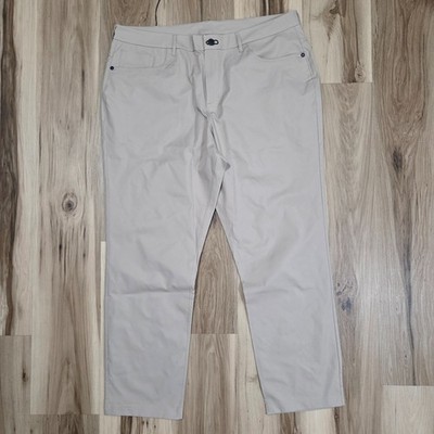 Public Rec Pants Mens 38x30 Brown Dealmaker Chino Preppy Golf Commute NWOT