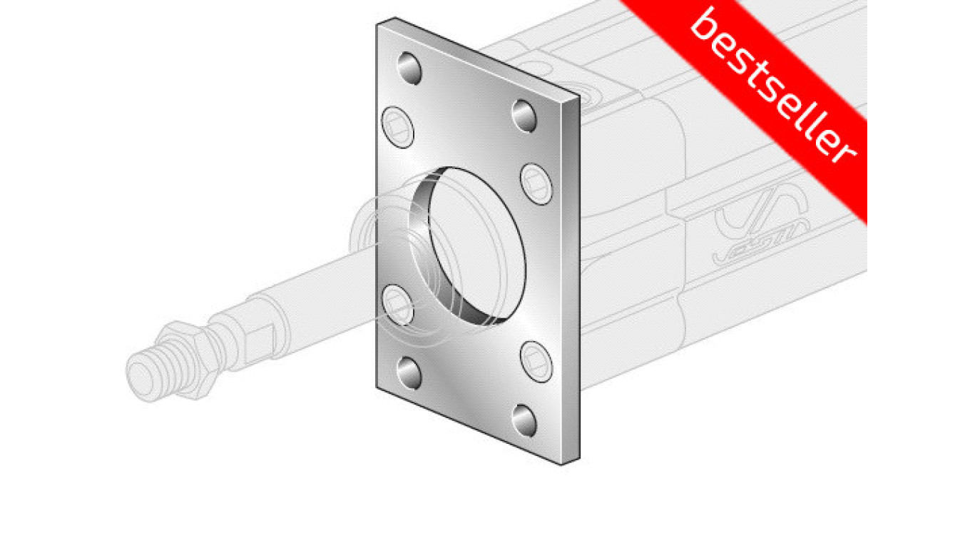 D80 flange with mounting bolts, XFL / 080 XFL / 080 /T2UK