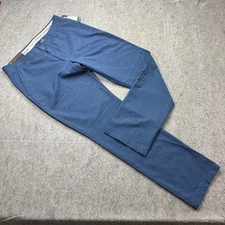 Under Armour Golf Pants Men 34 x 32 Blue Straight Leg Match Play Stretch