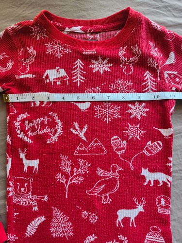 Eddie Bauer/Arizona Jean Top Lot of 2 Tops "Ugly Christmas Sweater" PJ Set Sz 6 - Picture 16 of 16