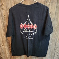 Klock Werks Motorcycle Custom Accessories T-Shirt Black Spade Mitchell SD Sz XL
