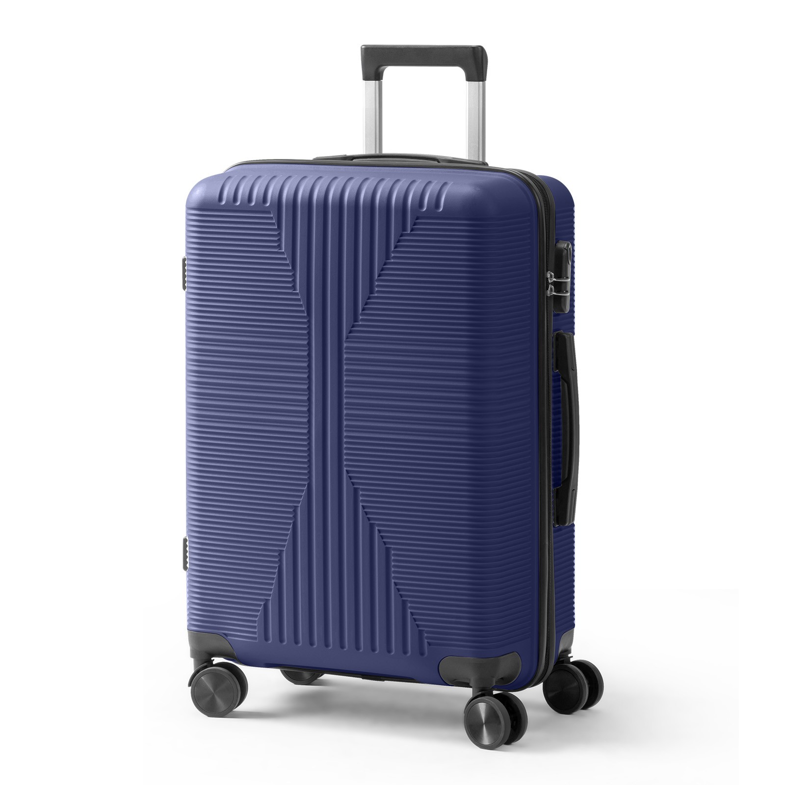 With Combination Lock Navy Blue