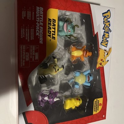 Pokemon Battle Ready Figure Multi-Pack 6 Figure Pikachu Jigglypuff NIB