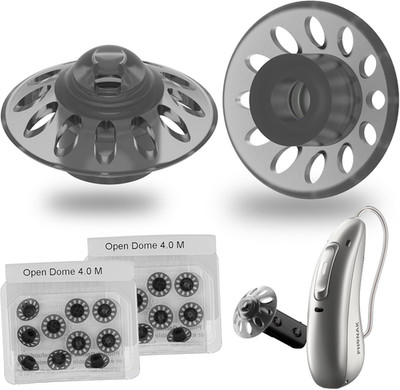 20Pcs Phonak Open Hearing Aid Domes Medium Size Ideal for Phonak Audeo Marvel