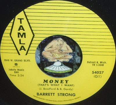 ~BEAUTY!~UNPLAYED MINT SOUL CLASSIC 45/SLEEVE~BARRETT STRONG's original ''MONEY''!