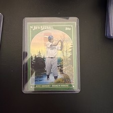 2023 TOPPS X BOB ROSS green JACKIE ROBINSON /75